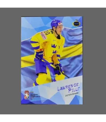 2021 AMPIR IIHF World Championship #SWE08 Lawrence Pilut  (Team Sweden)  | AMPIR Trading Cards