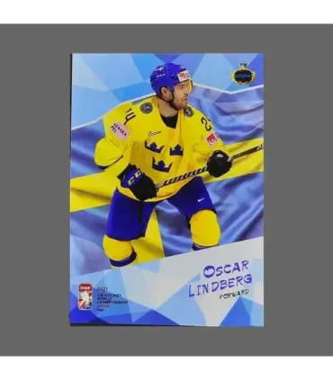 2021 AMPIR IIHF World Championship #SWE10 Oscar Lindberg (Team Sweden)  | AMPIR Trading Cards