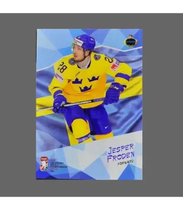 2021 AMPIR IIHF World Championship #SWE12 Jesper Froden (Team Sweden)  | AMPIR Trading Cards