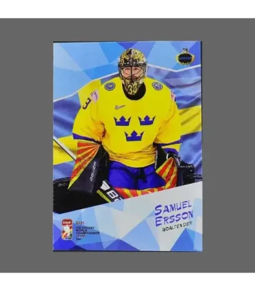 2021 AMPIR IIHF World Championship #SWE16 Samuel Ersson (Team Sweden) GK | AMPIR Trading Cards