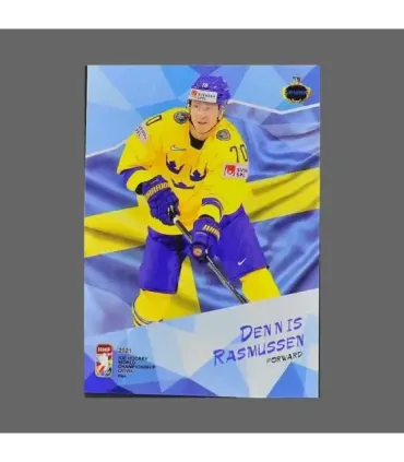 2021 AMPIR IIHF World Championship #SWE17 Dennis Rasmussen (Team Sweden)  | AMPIR Trading Cards