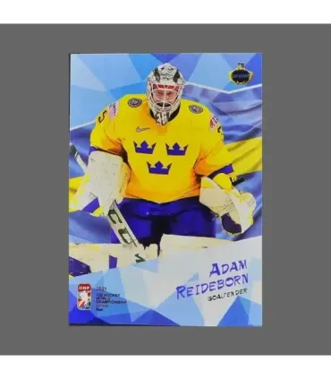 2021 AMPIR IIHF World Championship #SWE19 Adam Reideborn (Team Sweden) GK | AMPIR Trading Cards