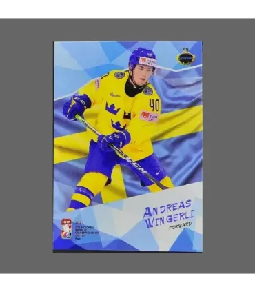 2021 AMPIR IIHF World Championship #SWE20 Andreas Wingerli (Team Sweden)  | AMPIR Trading Cards