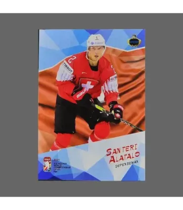 2021 AMPIR IIHF World Championship #SUI01 Santeri Alatalo (Team Switzerland)  | AMPIR Trading Cards