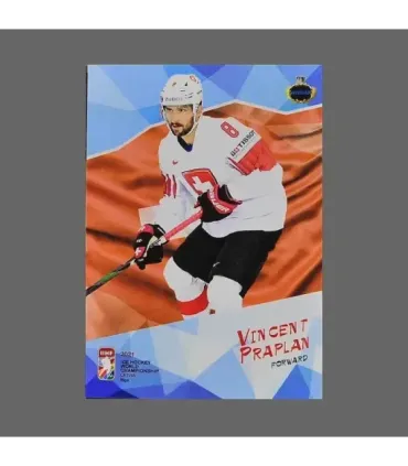 2021 AMPIR IIHF World Championship #SUI02 Vincent Praplan (Team Switzerland)  | AMPIR Trading Cards