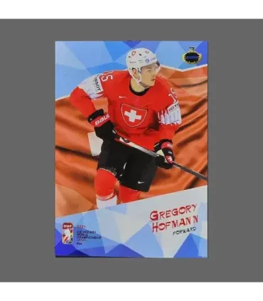 2021 AMPIR IIHF World Championship #SUI05 Gregory Hofmann (Team Switzerland)  | AMPIR Trading Cards