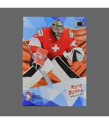 2021 AMPIR IIHF World Championship #SUI07 Reto Bera (Team Switzerland) GK | AMPIR Trading Cards