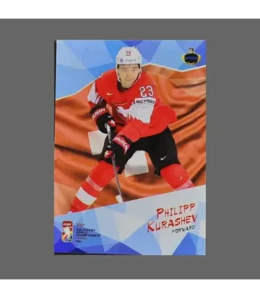 2021 AMPIR IIHF World Championship #SUI08 Philipp Kurashev (Team Switzerland)  | AMPIR Trading Cards