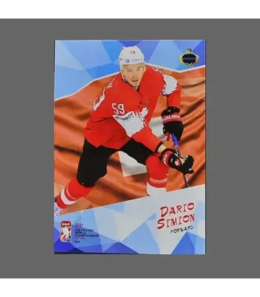 2021 AMPIR IIHF World Championship #SUI14 Dario Simon (Team Switzerland)  | AMPIR Trading Cards