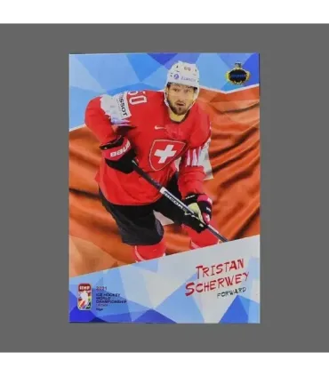 2021 AMPIR IIHF World Championship #SUI15 Tristan Scherwey (Team Switzerland)  | AMPIR Trading Cards