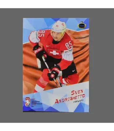 2021 AMPIR IIHF World Championship #SUI20 Sven Andrighetto (Team Switzerland)  | AMPIR Trading Cards