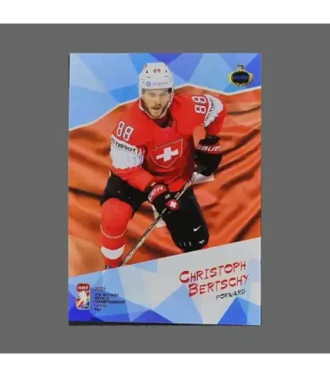 2021 AMPIR IIHF World Championship #SUI22 Christoph Bertschy (Team Switzerland)  | AMPIR Trading Cards