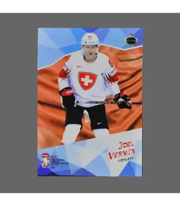 2021 AMPIR IIHF World Championship #SUI24 Joel Vermin (Team Switzerland)  | AMPIR Trading Cards