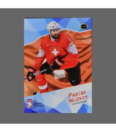 2021 AMPIR IIHF World Championship #SUI25 Fabian Heldner (Team Switzerland)  | AMPIR Trading Cards