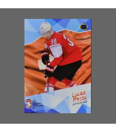 2021 AMPIR IIHF World Championship #SUI28 Lukas Frick (Team Switzerland)  | AMPIR Trading Cards