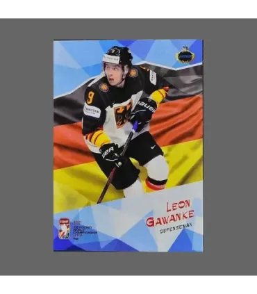 2021 AMPIR IIHF World Championship #GER04 Leon Gawanke (Team Germany)  | AMPIR Trading Cards