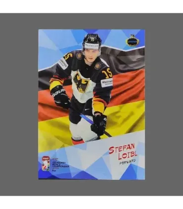 2021 AMPIR IIHF World Championship #GER06 Stefan Loibl (Team Germany)  | AMPIR Trading Cards