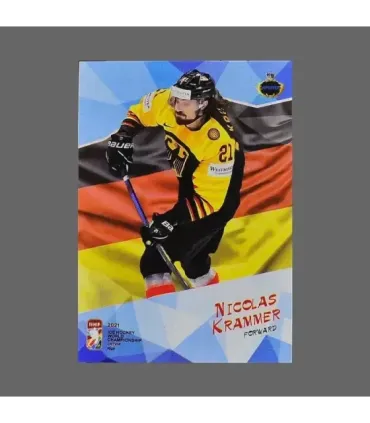 2021 AMPIR IIHF World Championship #GER07 Nicolas Krammer (Team Germany)  | AMPIR Trading Cards