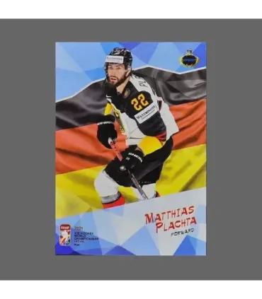 2021 AMPIR IIHF World Championship #GER08 Matthias Plachta (Team Germany)  | AMPIR Trading Cards