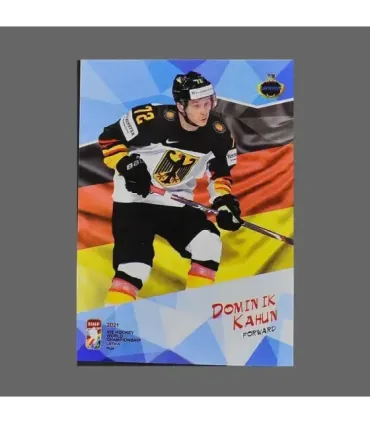 2021 AMPIR IIHF World Championship #GER09 Dominik Kahun (Team Germany)  | AMPIR Trading Cards