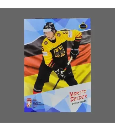 2021 AMPIR IIHF World Championship #GER14 Moritz Seider (Team Germany)  | AMPIR Trading Cards