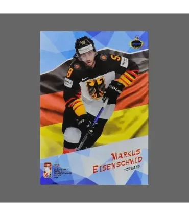 2021 AMPIR IIHF World Championship #GER16 Markus Eisenschmid (Team Germany)  | AMPIR Trading Cards