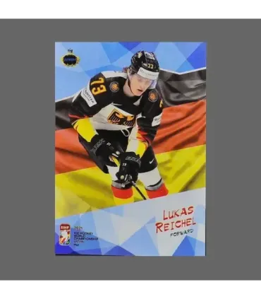 2021 AMPIR IIHF World Championship #GER17 Lukas Reichel (Team Germany)  | AMPIR Trading Cards