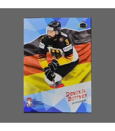 2021 AMPIR IIHF World Championship #GER24 Dominik Bittner (Team Germany)  | AMPIR Trading Cards