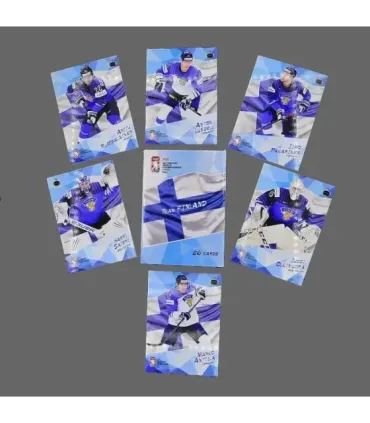 2021 AMPIR IIHF World Championship   Team FINLAND SET (26 cards) | AMPIR Trading Cards