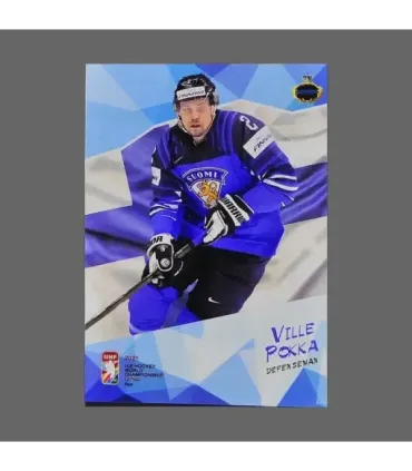 2021 AMPIR IIHF World Championship #FIN01 Ville Pokka (Team Finland)  | AMPIR Trading Cards