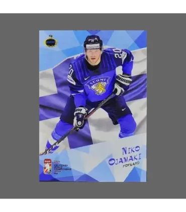 2021 AMPIR IIHF World Championship #FIN08 Niko Ojamaki (Team Finland)  | AMPIR Trading Cards