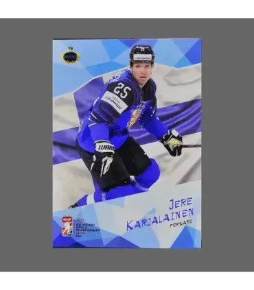 2021 AMPIR IIHF World Championship #FIN12 Jere Karjalainen (Team Finland)  | AMPIR Trading Cards