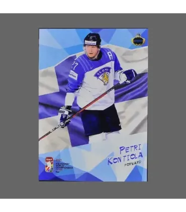 2021 AMPIR IIHF World Championship #FIN13 Petri Kontiola (Team Finland)  | AMPIR Trading Cards