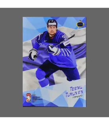 2021 AMPIR IIHF World Championship #FIN16 Teemu Turunen (Team Finland)  | AMPIR Trading Cards