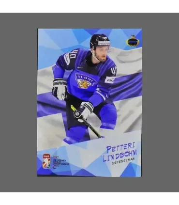 2021 AMPIR IIHF World Championship #FIN18 Petteri Lindbohm (Team Finland)  | AMPIR Trading Cards