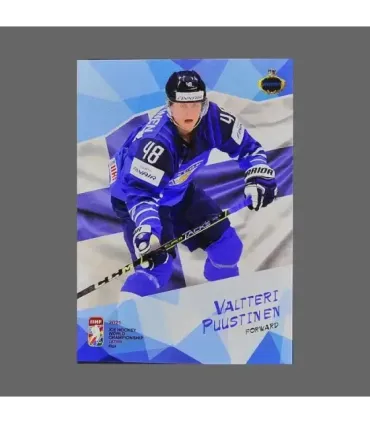 2021 AMPIR IIHF World Championship #FIN21 Valtteri Puustinen (Team Finland)  | AMPIR Trading Cards