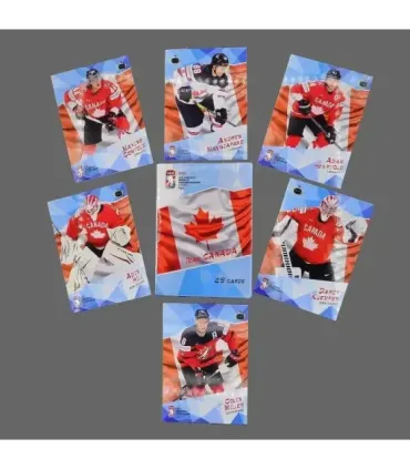 2021 AMPIR IIHF World Championship   Team CANADA SET (25 cards) | AMPIR Trading Cards