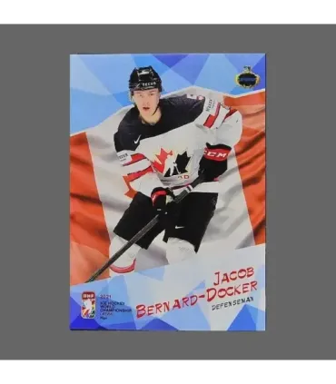 2021 AMPIR IIHF World Championship #CAN02 Jacob Bernard-Docker (Team Canada)  | AMPIR Trading Cards