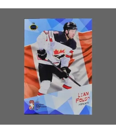 2021 AMPIR IIHF World Championship #CAN04 Liam Foudy (Team Canada)  | AMPIR Trading Cards