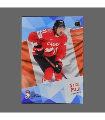 2021 AMPIR IIHF World Championship #CAN09 Nick Paul (Team Canada)  | AMPIR Trading Cards