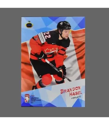 2021 AMPIR IIHF World Championship #CAN10 Brandon Hagel (Team Canada)  | AMPIR Trading Cards