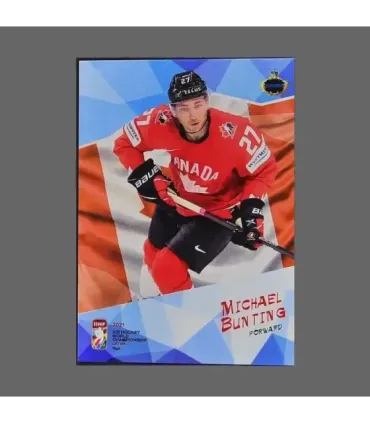 2021 AMPIR IIHF World Championship #CAN13 Michael Bunting (Team Canada)  | AMPIR Trading Cards