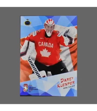 2021 AMPIR IIHF World Championship #CAN16 Darcy Kuemper (Team Canada) GK | AMPIR Trading Cards