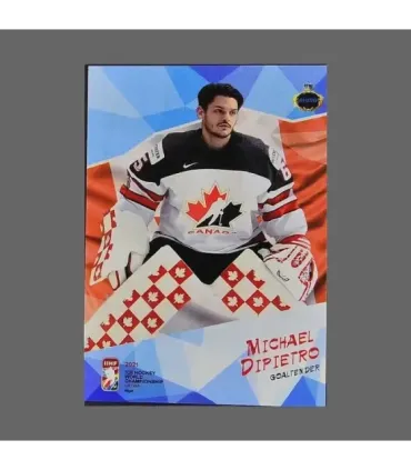 2021 AMPIR IIHF World Championship #CAN19 Michael Dipietro (Team Canada) GK | AMPIR Trading Cards