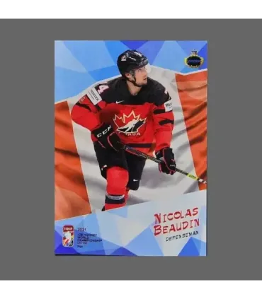 2021 AMPIR IIHF World Championship #CAN22 Nicolas Beaudin (Team Canada)  | AMPIR Trading Cards