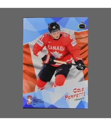 2021 AMPIR IIHF World Championship #CAN23 Cole Perfetti (Team Canada)  | AMPIR Trading Cards