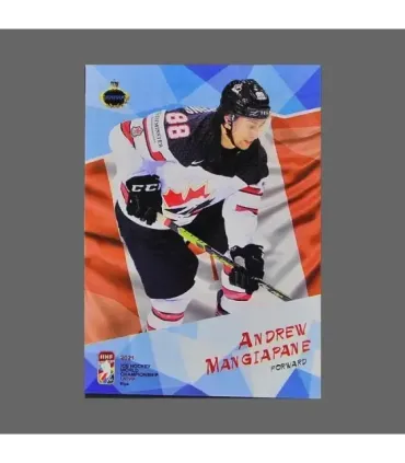 2021 AMPIR IIHF World Championship #CAN24 Andrew Mangiapan (Team Canada)  | AMPIR Trading Cards