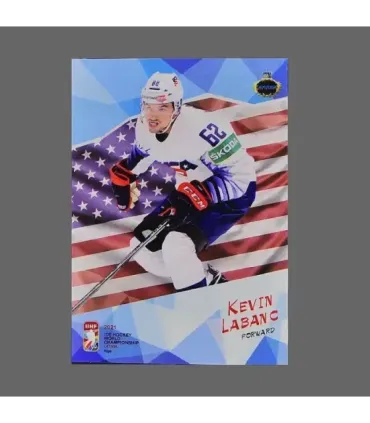 2021 AMPIR IIHF World Championship #USA22 Kevin Labanc (Team USA)  | AMPIR Trading Cards