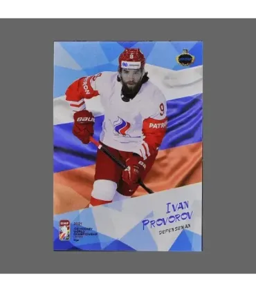 2021 AMPIR IIHF World Championship #RUS04 Ivan Provorov (Team Russia)  | AMPIR Trading Cards