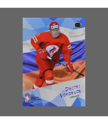 2021 AMPIR IIHF World Championship #RUS05 Dmitri Voronkov (Team Russia)  | AMPIR Trading Cards